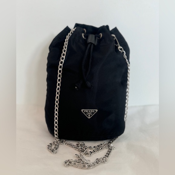 Authentic PRADA Nylon Bucket Pouch - Picture 1 of 10